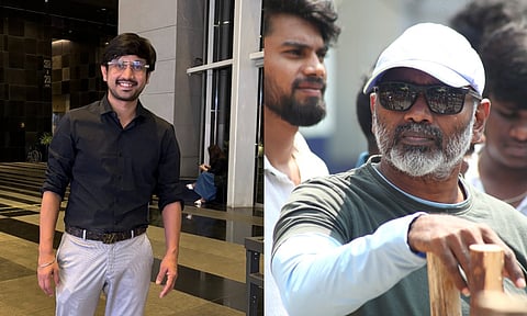 (L-R) Raj Tarun; Director Vijay Milton