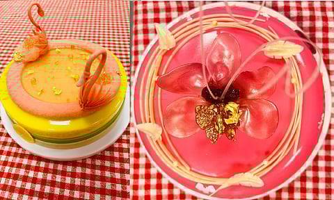 Artistic cakes submitted at the contest