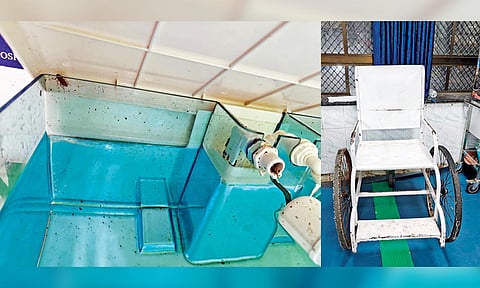 Issues like dead cockroaches in RO drinking water and a broken wheelchair at the hospital were rectified 