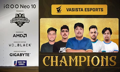 Members of the Vasista Esports team 