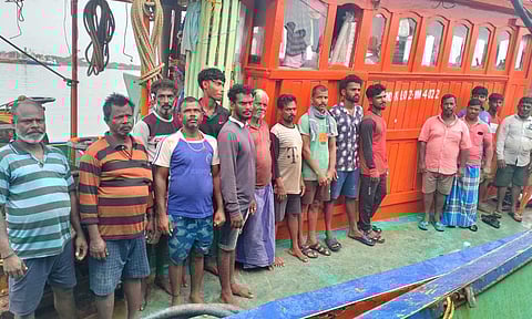 17 anglers from Kerala were held for breaching the ban at Thoothukudi