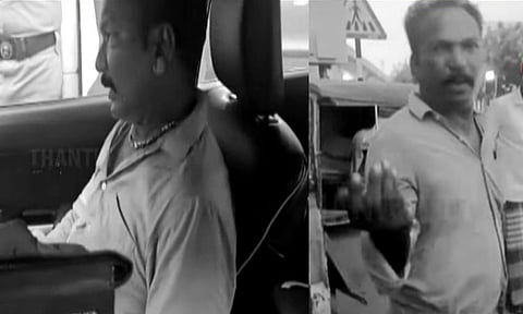 Head constable Senthilkumar (Photo: Thanthi TV)