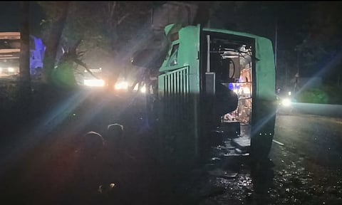 Visual from the accident spot