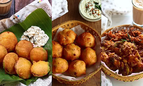 Onion Bajji, Mysore Bonda, Onion Pakoda 
