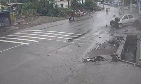 Visual from the spot (Thanthi TV)