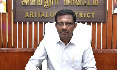 Ariyalur District Collector P Rathinasamy