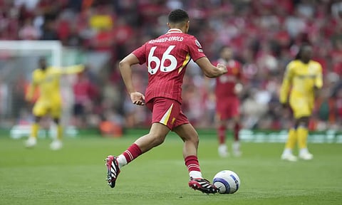Liverpool's Trent Alexander-Arnold (AP)