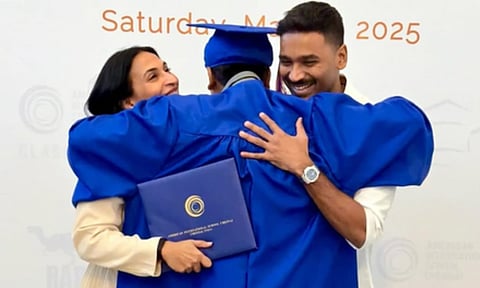 Dhanush and Aishwaryaa reunite for son Yathra’s graduation