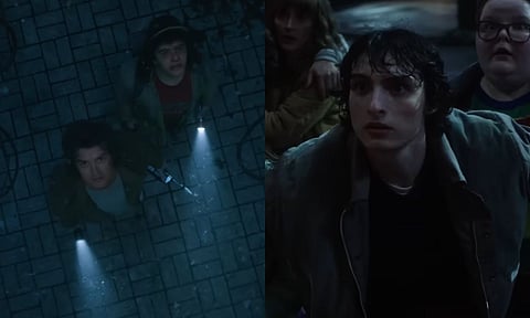 Screengrab from the glimpse of Stranger Things 5 