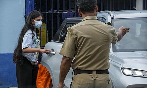 Panoli was released from prison on Friday after the Calcutta High Court granted her interim bail in a case involving alleged communal remarks made in a video uploaded on social media (PTI) 