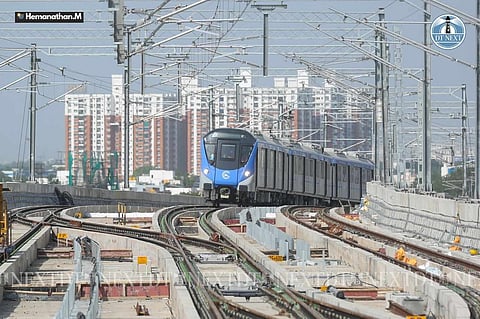 Chennai: Metro Rail’s trial run held from Porur to Poonamallee