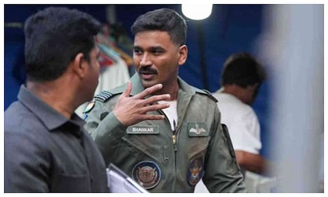 Dhanush flaunts his new avatar in short hair and moustache for 'Tere Ishk Mein' (IANS)