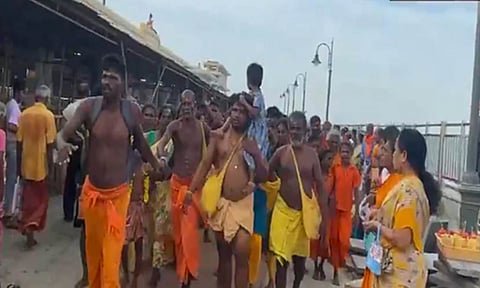 Devotees gather in big numbers to celebrate Vaikasi Visakam festival (ANI)