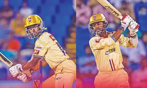 (L-R) K Aashiq; B Aparajith 