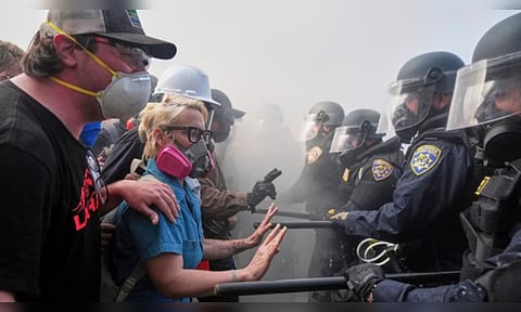 Californian's pushes back against presence of federal troops (Photo: AP)