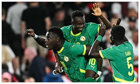 Visuals from the match 