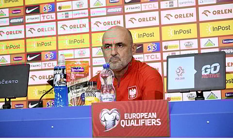 Michal Probierz speaks to media ahead of World Cup qualifiers