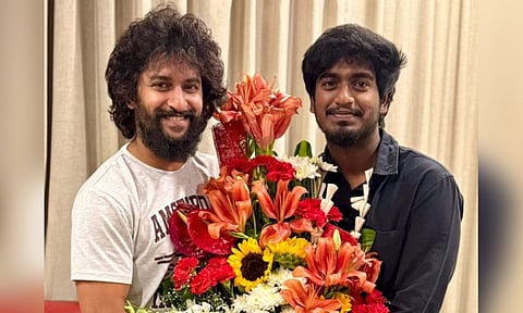 Director Abishan Jeevinth and Telugu star Nani, (IANS)