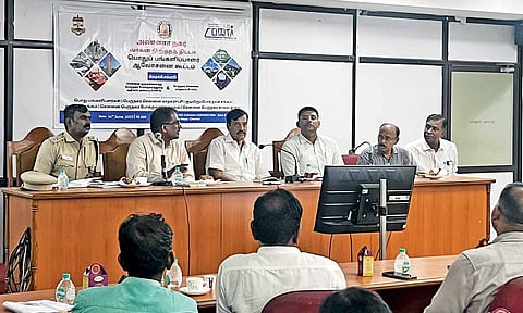 Adiyaman, Assistant Commissioner (Traffic); Jeyakumar I (IRTS); MK Mohan, MLA (Anna Nagar constituency); KJ Praveen Kumar, regional deputy commissioner (Central), GCC