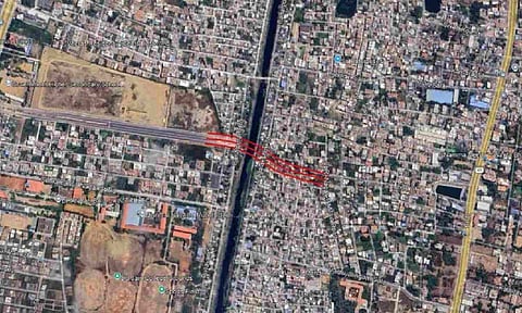 Bridge alignment map