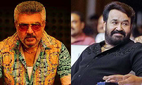 Ajith Kumar and Mohanlal 