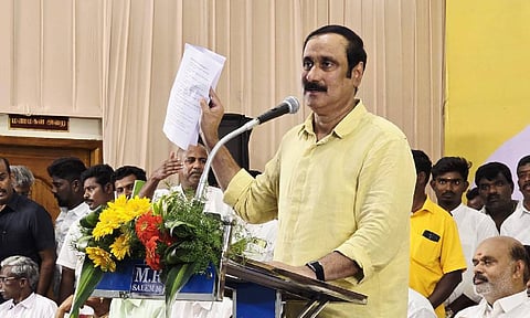  PMK leader Anbumani Ramadoss (PTI) 