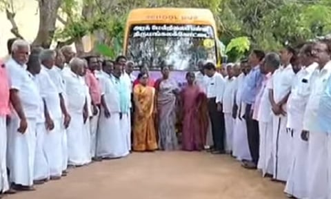Thanjavur villagers donate van worth Rs 25 lakh to government school