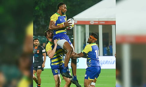  Chennai captain Joseva Talacolo in action during the match