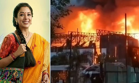 The incident took place on the set of Hindi serial 'Anupamaa', which stars Rupali Ganguly (PTI)