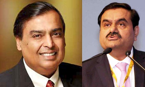 Mukesh Ambani and Gautam Adani (PTI) 