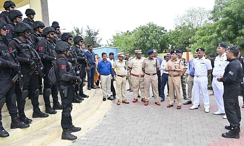 The drill involved an unprecedented collaboration of over 10,000 personnel from numerous state and central agencies