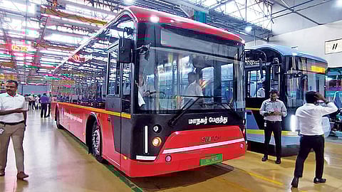 Representative image of e-buses