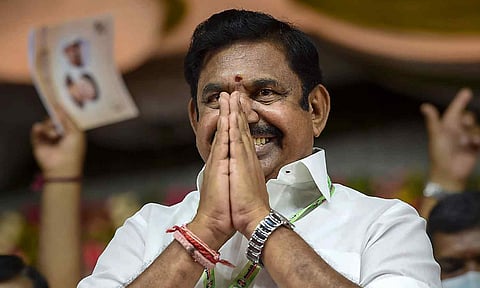 AIADMK General Secretary Edappadi K Palaniswami (PTI) 