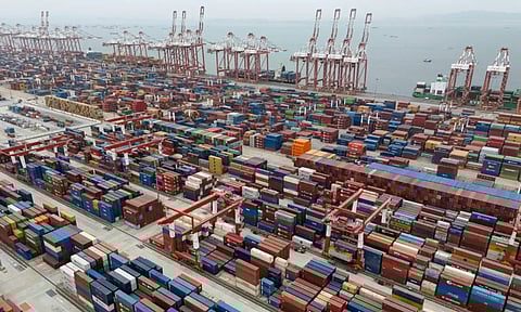 Chinese factory activity improved President Donald Trump agreed to delay imposing higher tariffs on imports from China (AP)