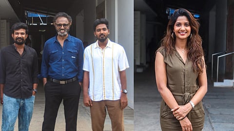 Barath Veeraraghavan, Arun Pandian and Uday K; Keerthi Pandian (Credits: Hemanathan M)