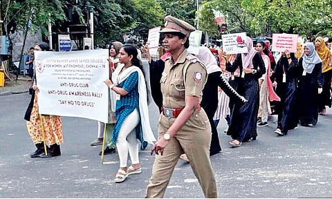 DT Next campus: JBAS College for Women conducts anti-drug awareness event