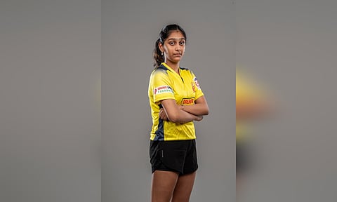 Divyanshi Bhowmick at the 29th Asian Youth Table Tennis Championships