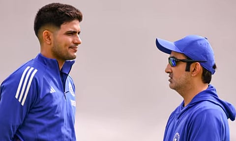 Shubman Gill and Gautam Gambhir (PTI) 