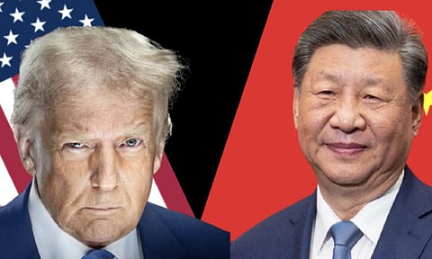 Donald Trump ; Xi Jinping