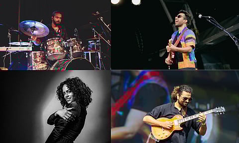 L to R (T): Vishnu Reddy, Sahib Singh; L to R (B): Harini Iyer, ShyluRavindran