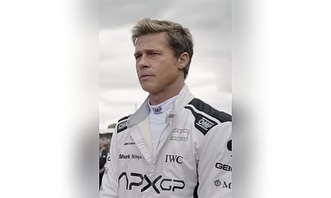 Brad Pitt in a still from 'F1' (Instagram, @WarnerBrosPictures)