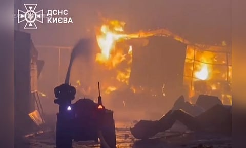 Russia hammers Kyiv in largest missile and drone barrage (AP)