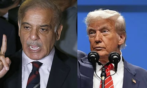Pakistan Prime Minister Shehbaz Sharif (AP) and US President Donald Trump (PTI)