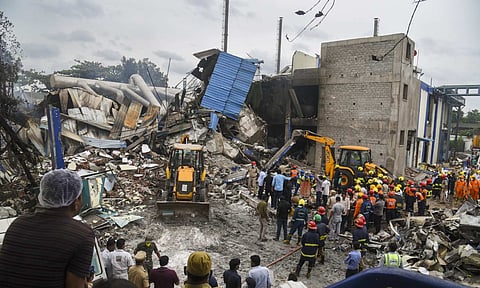 Visuals from the spot (PTI) 