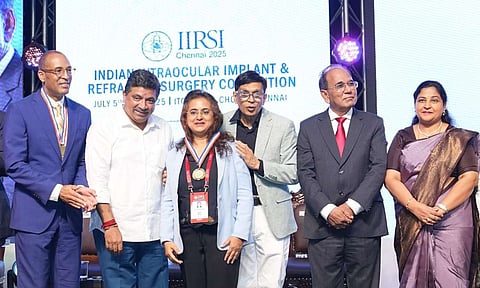 IT Minister Palanivel Thiaga Rajan with Anil Kumar Bachoo, Minister of Health and Wellness, Govt of Mauritius, at the event on Saturday