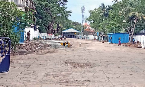 The Anna Nagar East depot where restoration work is under way is among the new facilities for the corporation (Photo: TNSTC Enthusiasts)