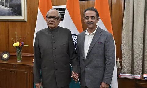 Kunwar Anand Singh and Kirti Vardhan Singh (X, @KVSinghMPGonda)