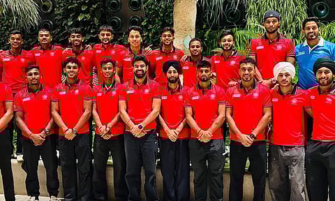 India 'A' squad is all set for the Europe tour (Instagram, @hockeyindia)