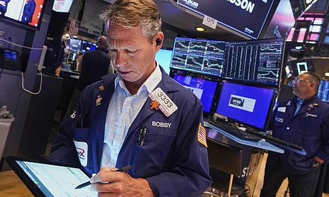 The benchmark index remains near its all-time high set last week (AP)