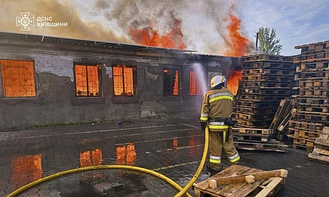 Ukrainian emergency service (AP)